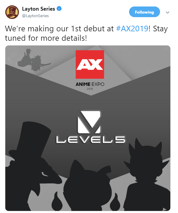 Level-5确认首次参加Anime Expo 或有新作发布